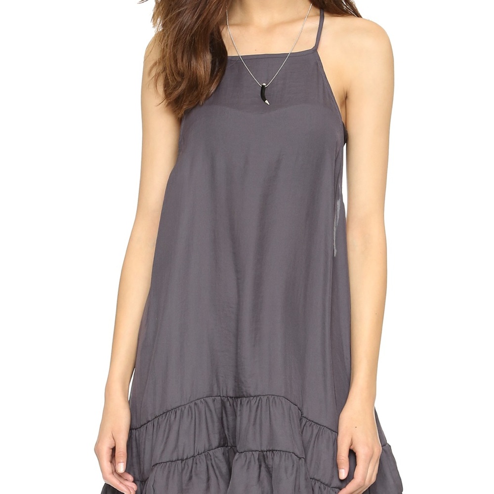 Raven Slip Dress (charcoal)